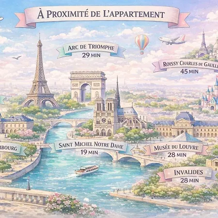 Paris Direct 6 - Metro 3 Min - 3 - Parking Bagneux (Hauts-de-Seine)
